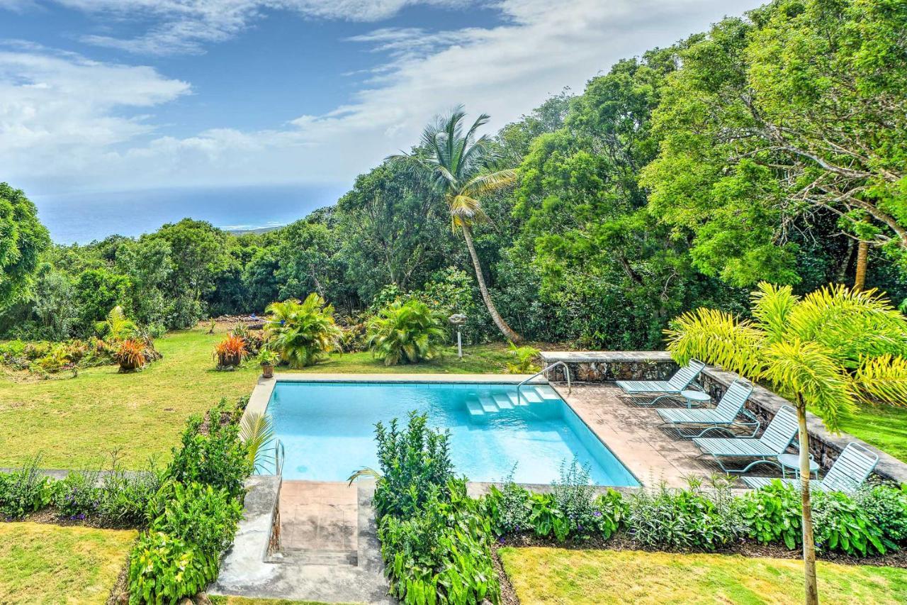 Nevis Home With Pool, Stunning Jungle And Ocean Views! Gingerland Exterior foto