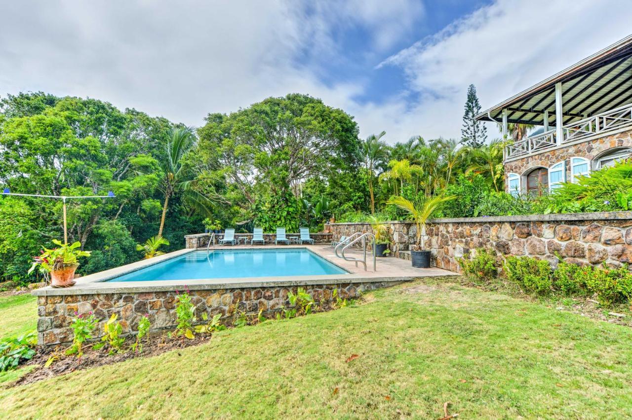 Nevis Home With Pool, Stunning Jungle And Ocean Views! Gingerland Exterior foto